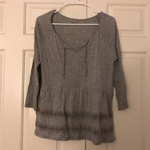 Gray Blouse